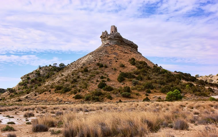 Castillo de Peñaflor, Bardenas Castillo de Peñaflor, en el vedado de Eguaras