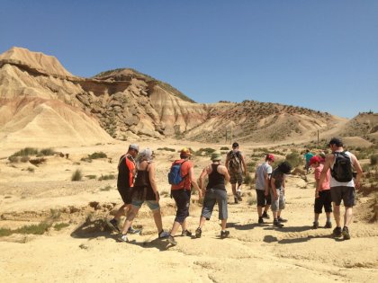 Senderismo por las bardenas