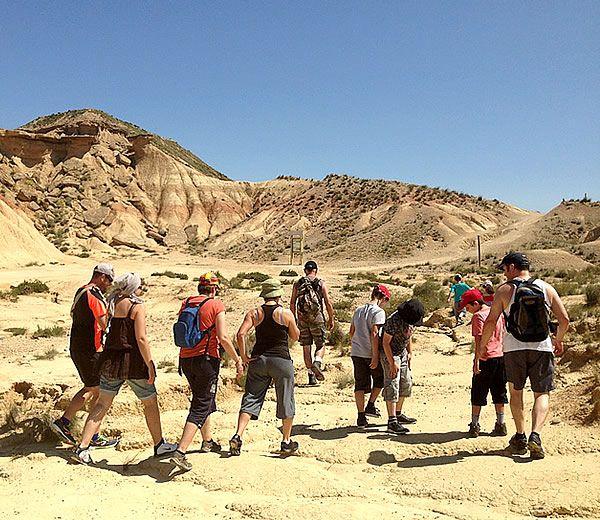 Rutas andando por el desierto de Bardenas